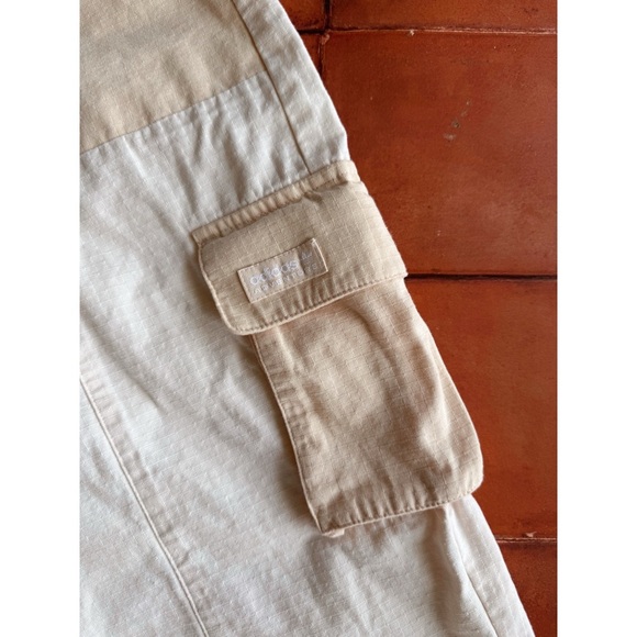 Sz 6 Adidas Adventure Utility Cargo Pant Originals In Sand Strata Colorblock EUC - Picture 5 of 9